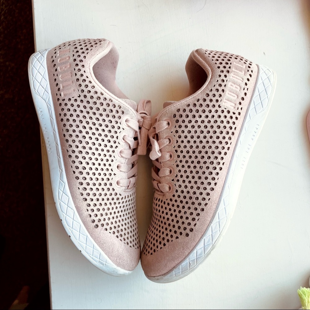 Nobull Project blush suede trainers- womens 8